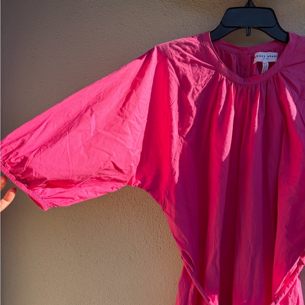 Apiece Apart Vibrant Pink Mini Dress - Picture 3 of 11